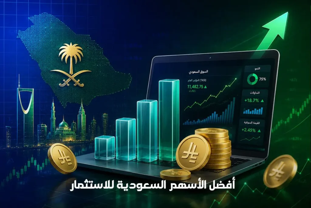 دليلك لشراء أفضل الأسهم السعودية للاستثمار للمبتدئين بأمان