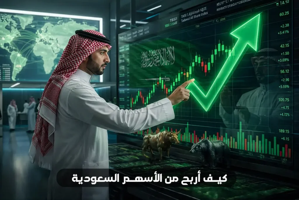 أسرار كيف أربح من الأسهم السعودية - من المبتدئ للمحترف