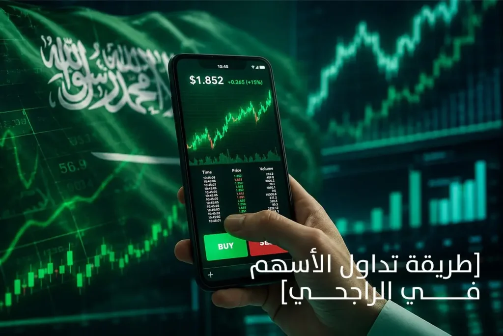 طريقة تداول الأسهم في الراجحي - شرح شامل بالخطوات المبسطة